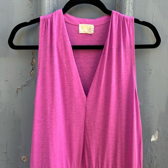 Nation LTD Brianna Sleeveless Pima Cotton Knit Midi Dress, Small - Picture 5 of 13